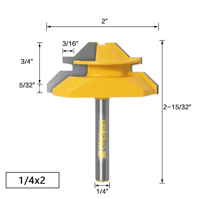 Chaban™ Lock Miter Router Bit