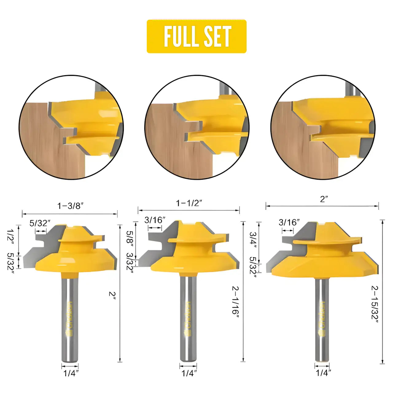 Chaban™ Lock Miter Router Bit