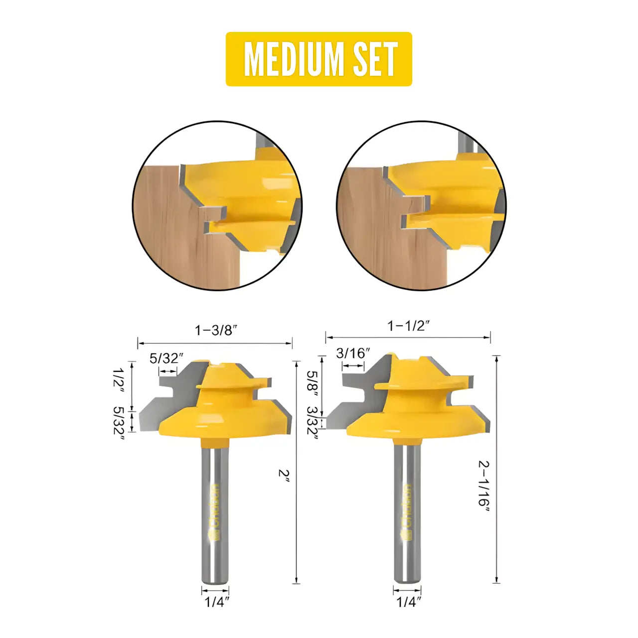 Chaban™ Lock Miter Router Bit